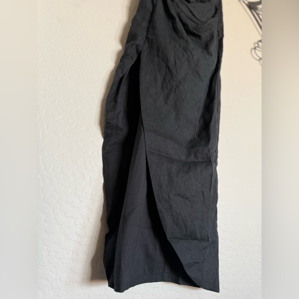 RUMER THE LABEL Black Brontë Cutout Twist-Front Dress - Small - Picture 6 of 8